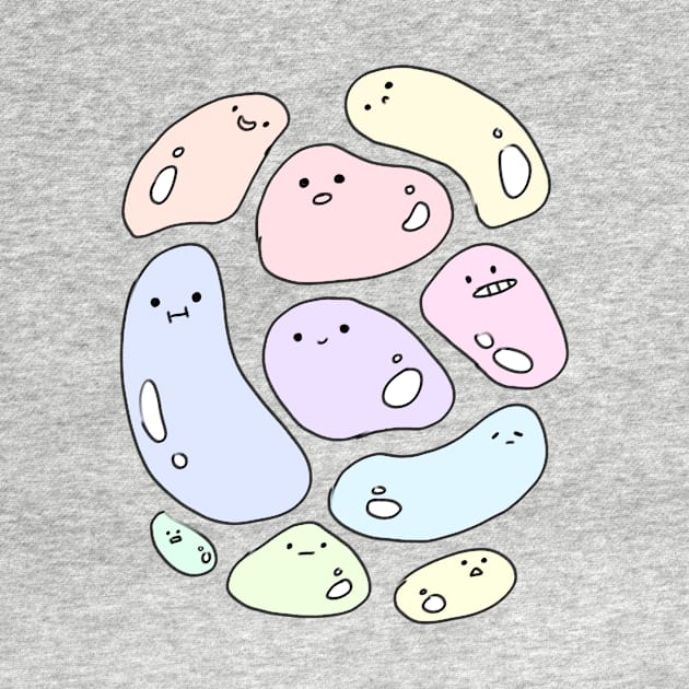 Funny pastel blobs sticker by Mayarart